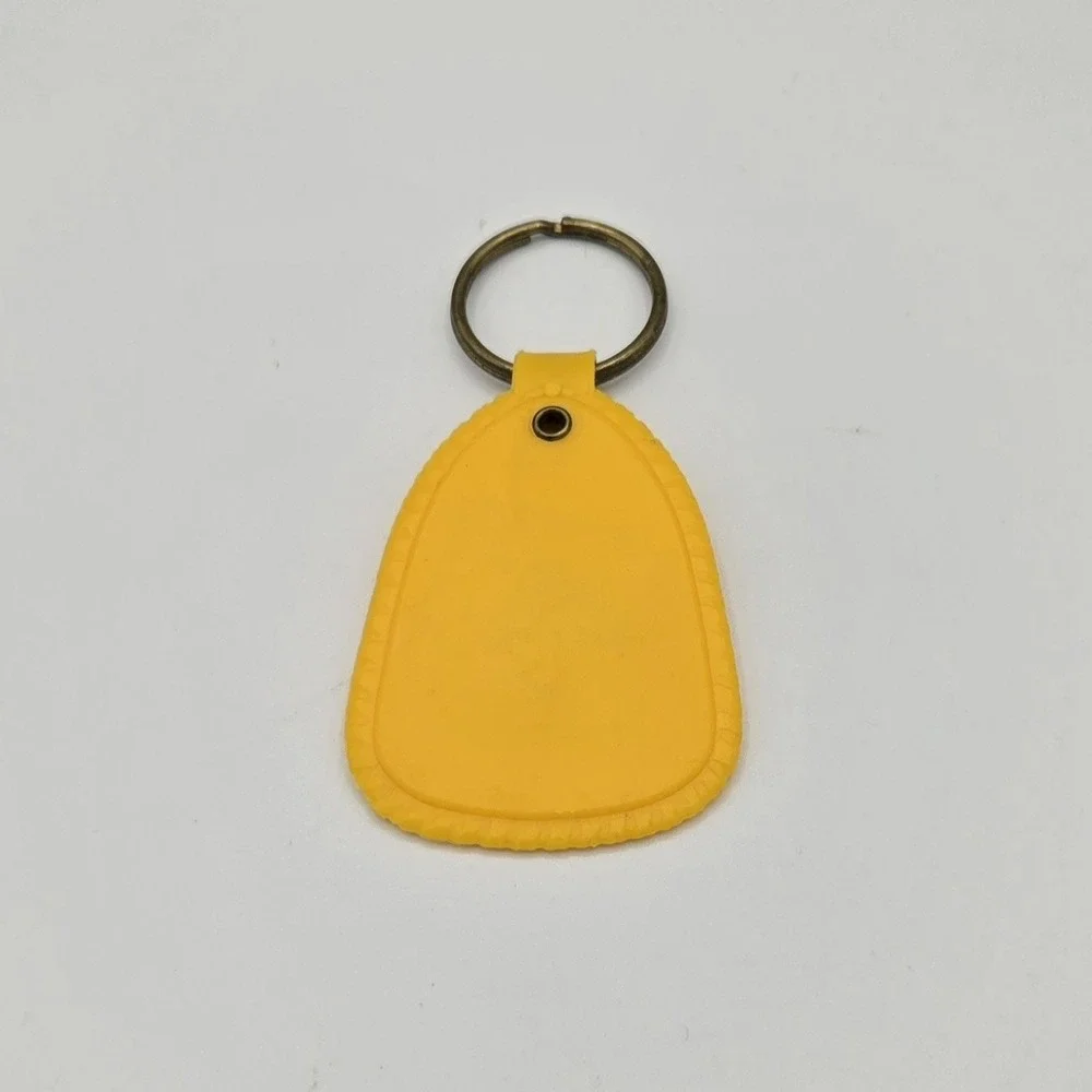 Vintage Miller Power Equipment Plymouth, WI Advertising Keychain‎ Key Fob yellow